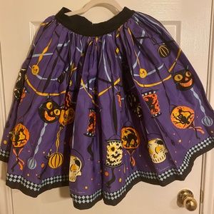 Pinup Girl Halloween Lantern Jenny Skirt NWT (Size Sm)